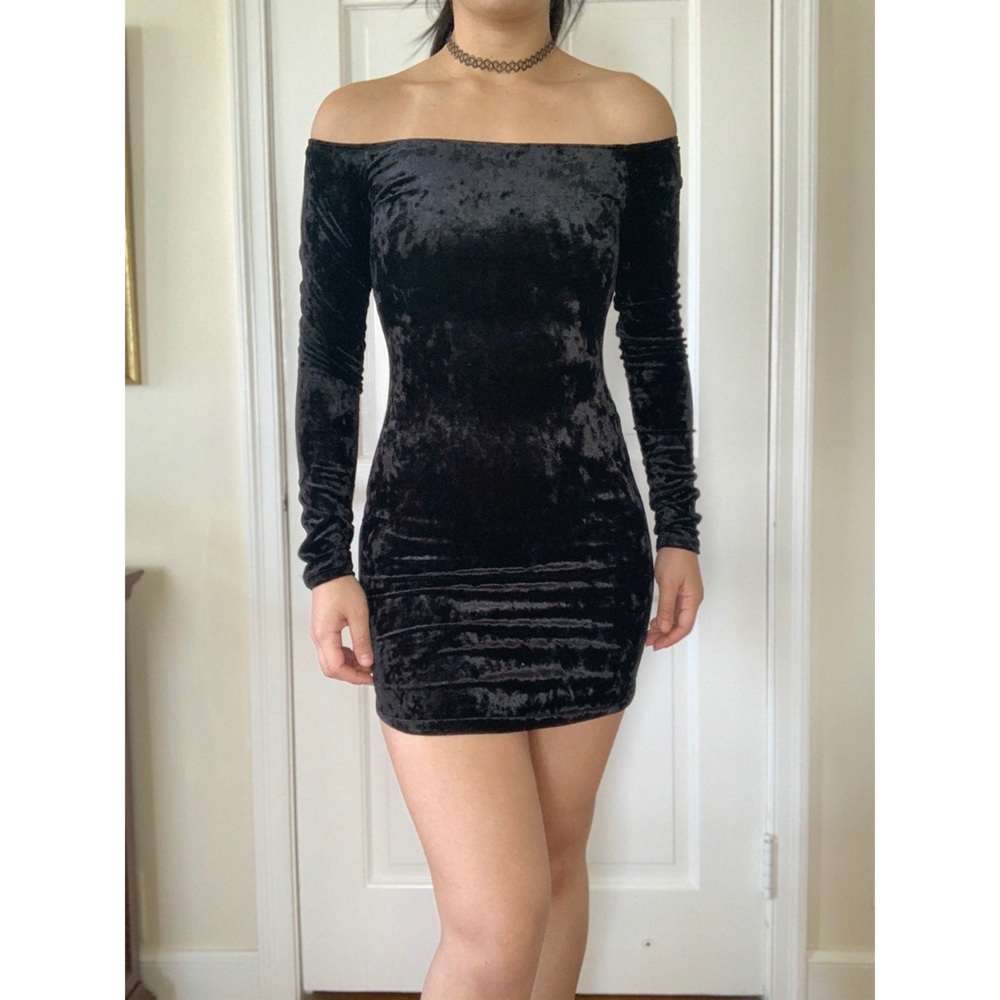 Black Velvet Dress